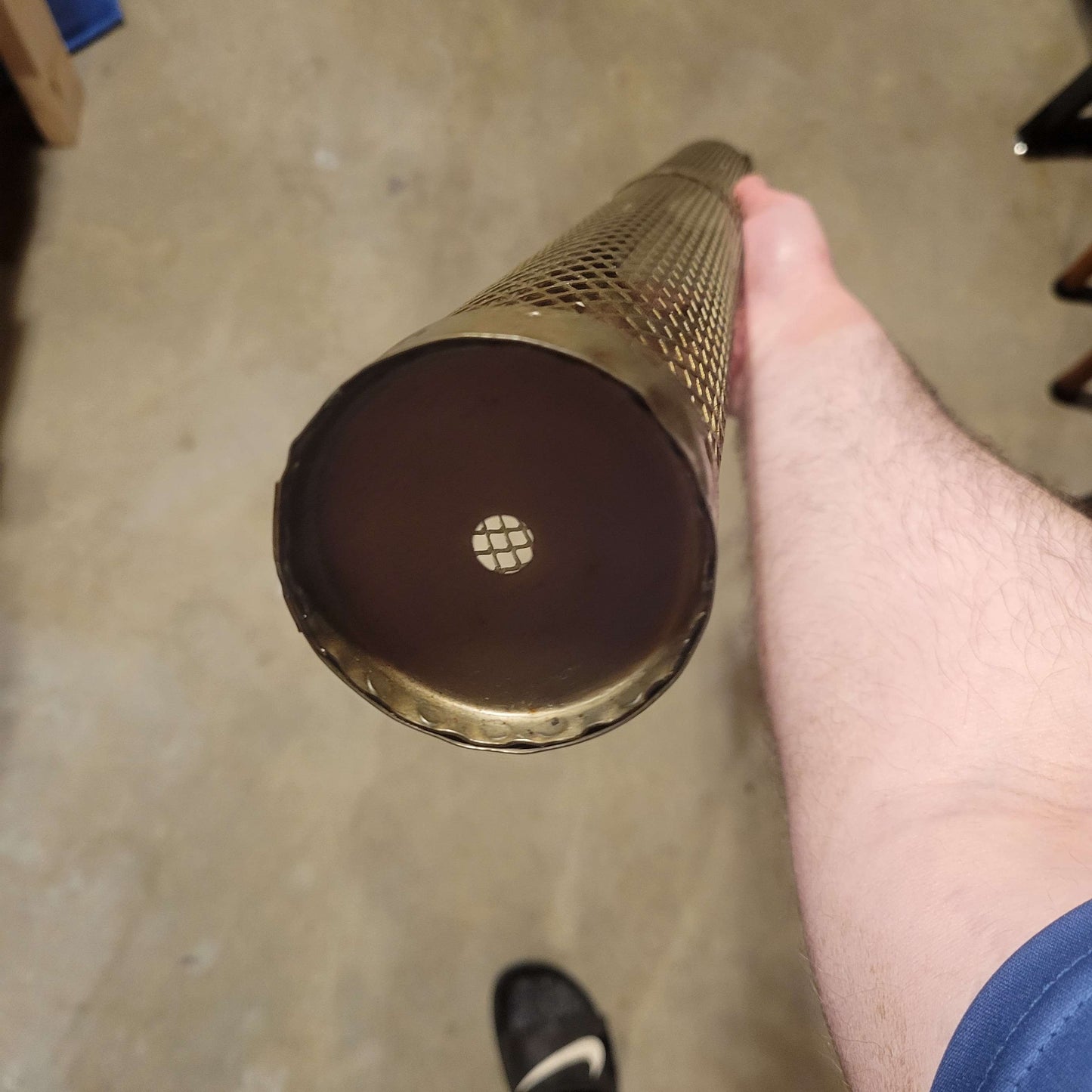 (1) Pure Titanium Anode Basket 33" x 3" Electroplating Electrolysis Parkerizing - Invictus Supply Co.