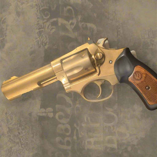 One-of-a-Kind 24K Gold-Plated Ruger SP101 .357 Magnum Revolver - Invictus Supply Co.
