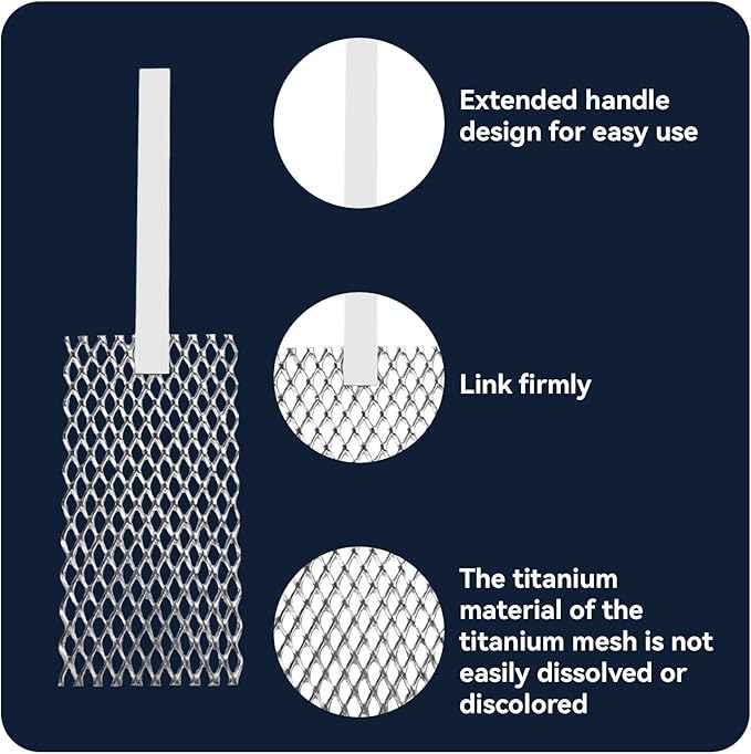 New Platinized Titanium Mesh Anode Electroplating Electrolysis 7.87"x1.97" - Invictus Supply Co.