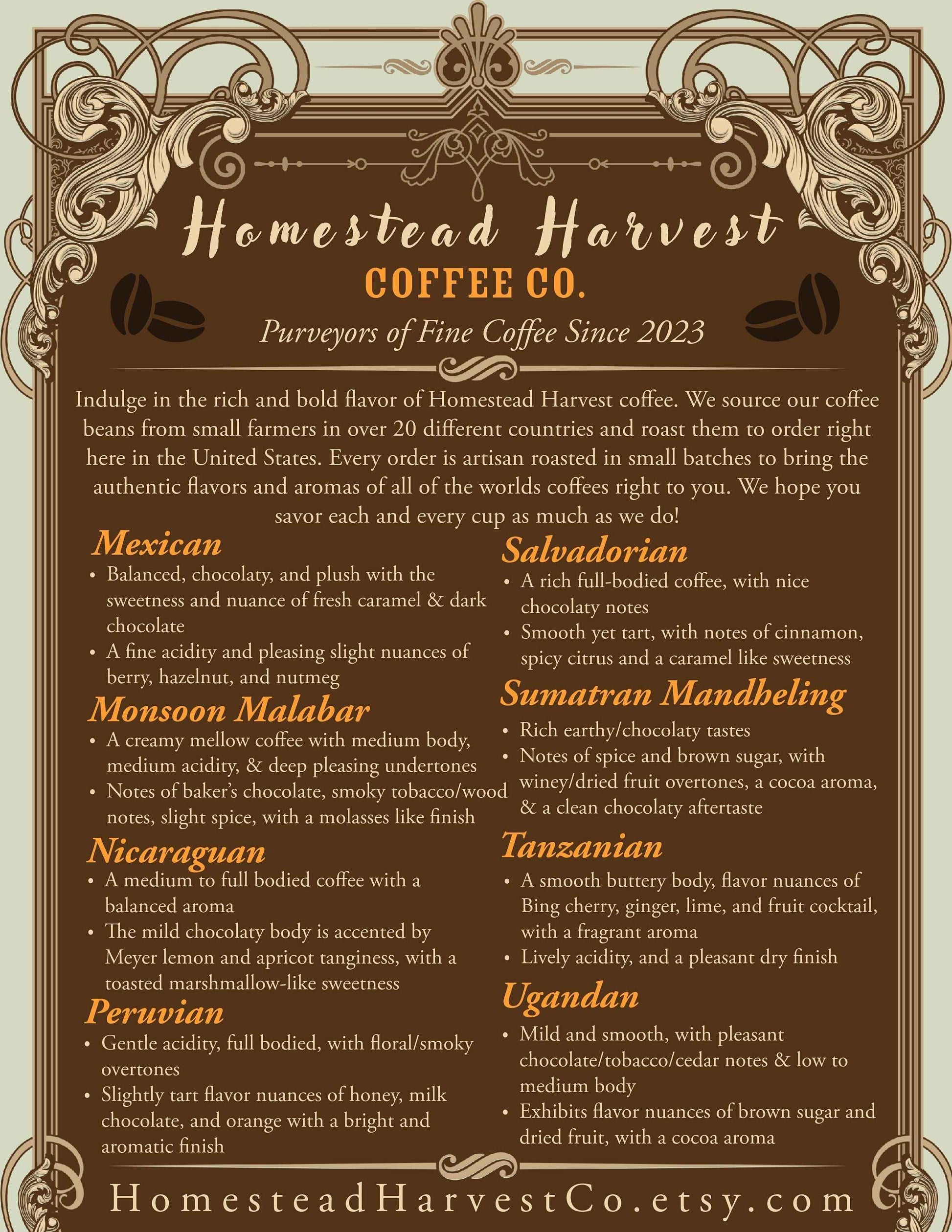 12 Oz Peruvian Coffee | 100% Arabica Coffee Beans | Gift Ideas |  Best Seller | - Invictus Supply Co.