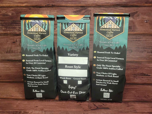 36 Oz Costa Rican Coffee Bean Sampler | 100% Arabica Coffee Beans | - Invictus Supply Co.