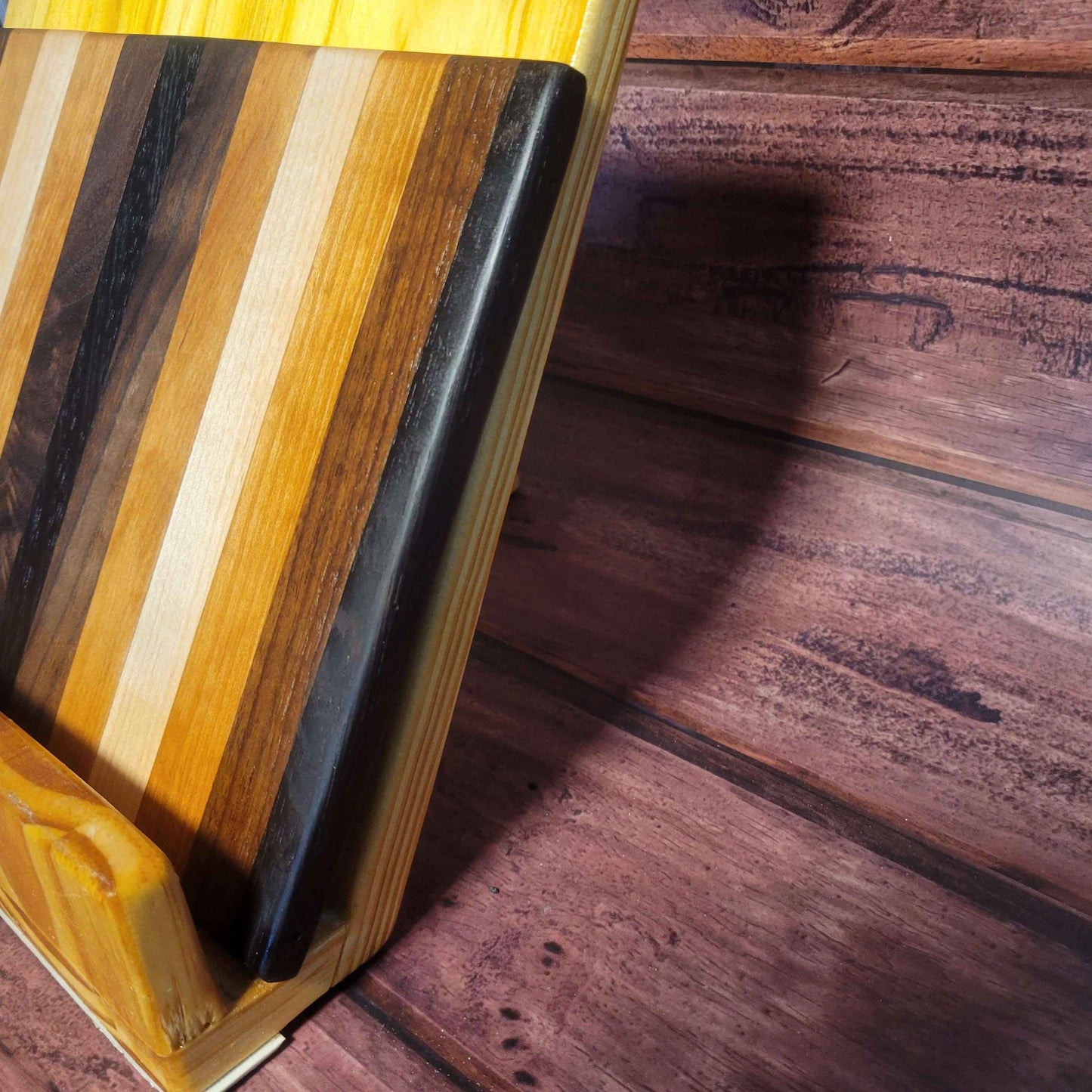 Fine Exotic Hardwood Cutting/Charcuterie/Serving Board 12"W x 8"H - Made in USA! - Invictus Supply Co.