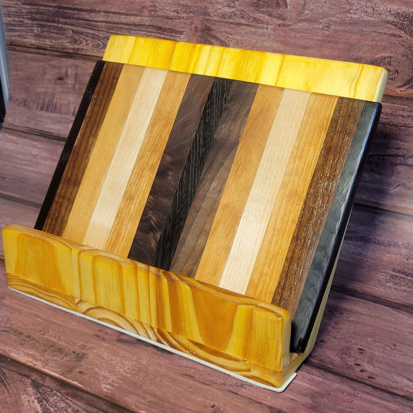 Fine Exotic Hardwood Cutting/Charcuterie/Serving Board 12"W x 8"H - Made in USA! - Invictus Supply Co.